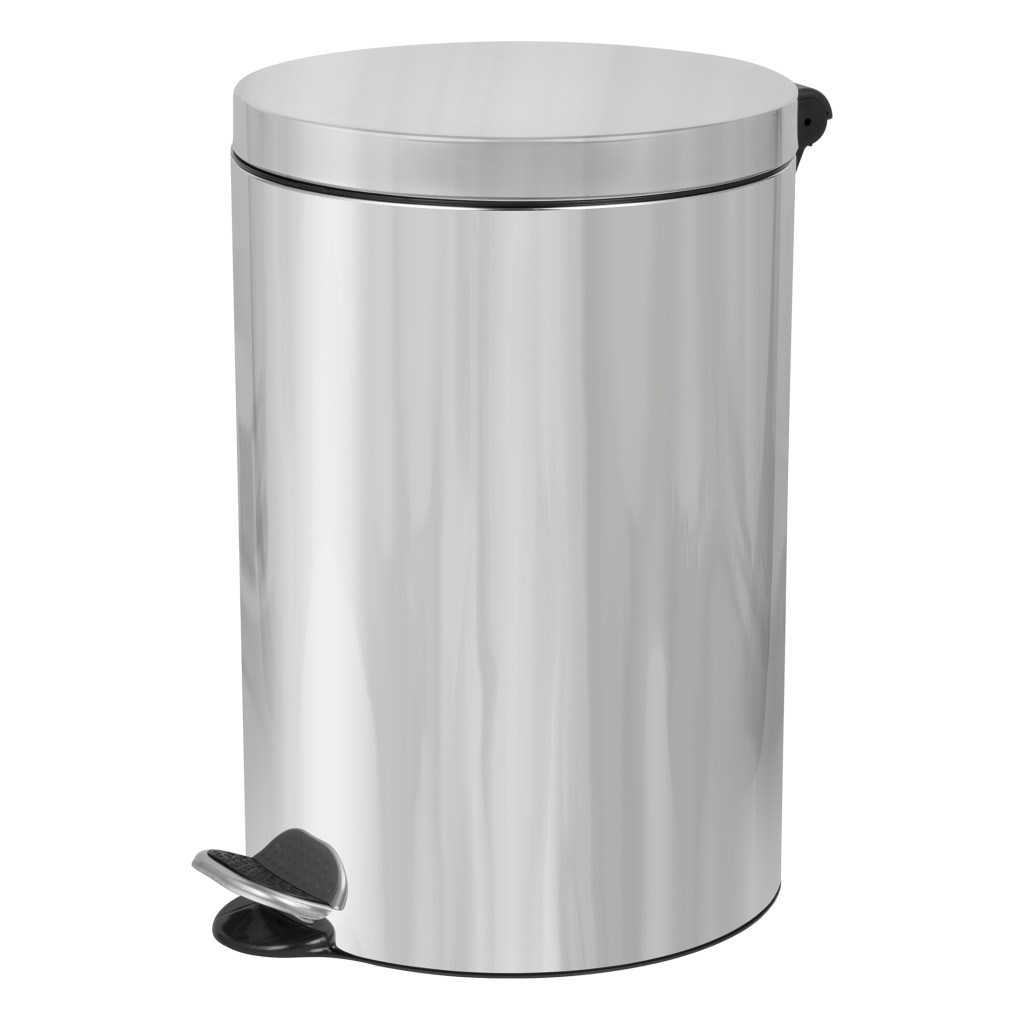 Pedal-Abfalleimer, 20 Liter Pedal-Abfalleimer, 20 Liter, poliert