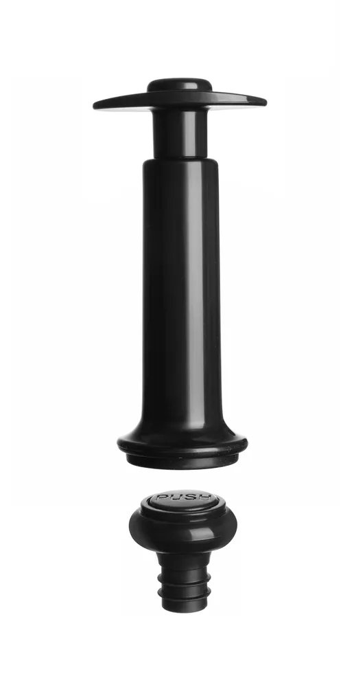 Vakuum-Weinpumpe inkl. Verschlüssen, BarUp, 140x65x(H)50mm