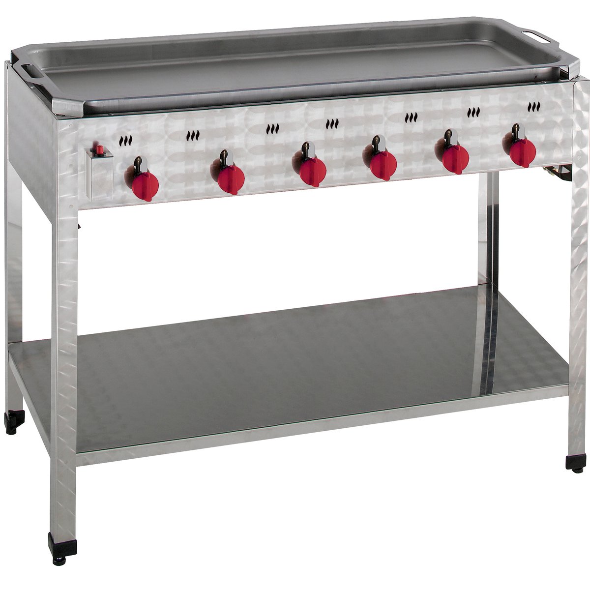 Gas-Kombi-Standbräter 6 6 Brenner Gas-Kombi-Standbräter 6 6 Brenner