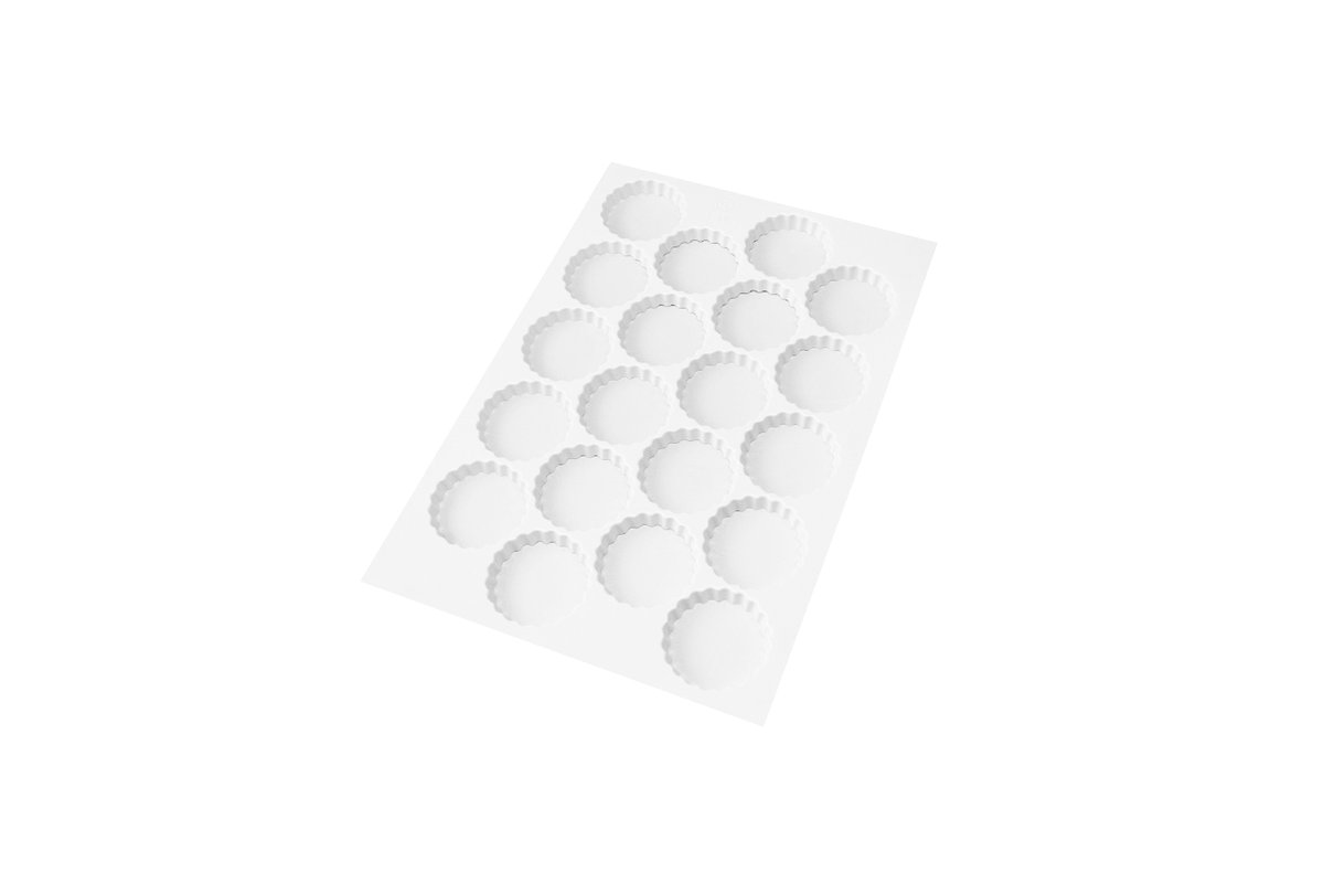 Ausstechmatte rund gezackt 90 mm