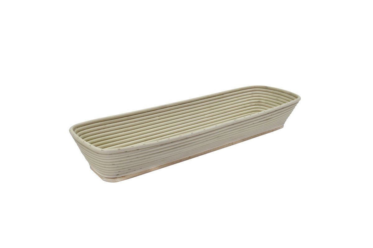 Brotform / Gärkorb lang 550 x 160 mm-Holzboden