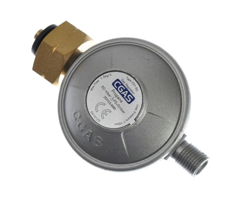 Druckregler 50 mbar, HENDI, Regler 50mBar