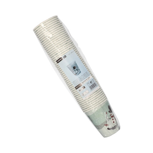 12000 Trinkbecher, Pappe "To Go" 0,2 l Ø 8 cm · 9,2 cm "Snowtime"