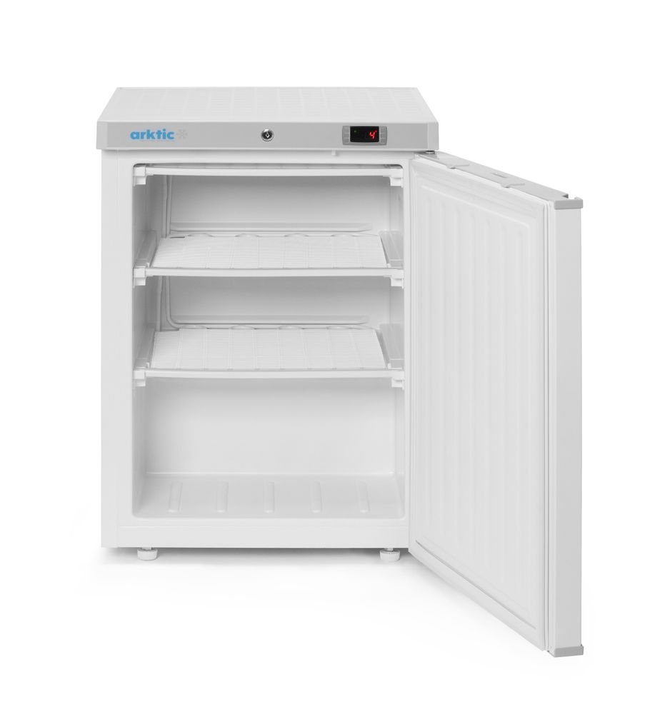 Gefrierschrank in weiß lackiertem Stahlgehäuse, Arktic, Budget Line, Weiß, 220-240V/111W, 589x655x(H)838mm