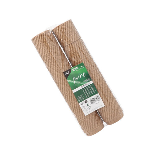 250 Dressingbecher, Papier "pure" 25 ml Ø 6 cm · 1,5 cm braun 60000 Dressingbecher, Papier "pure" 25 ml Ø 6 cm · 1,5 cm braun