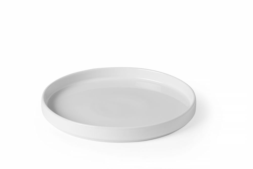 Platte mit hohem Rand Oslo., HENDI, Weiß, ⌀240x(H)26mm