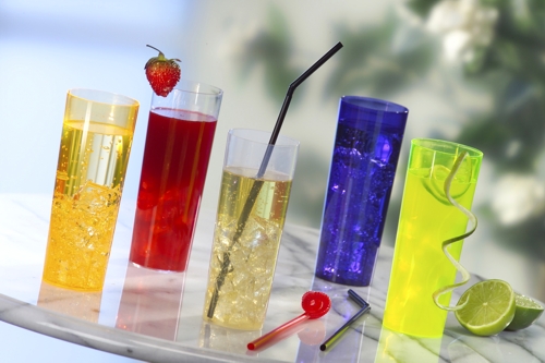 8000 Mehrweg-Gläser für Longdrinks PP 0,3 l Ø 5,85 cm · 15,2 cm transluzent unzerbrechlich