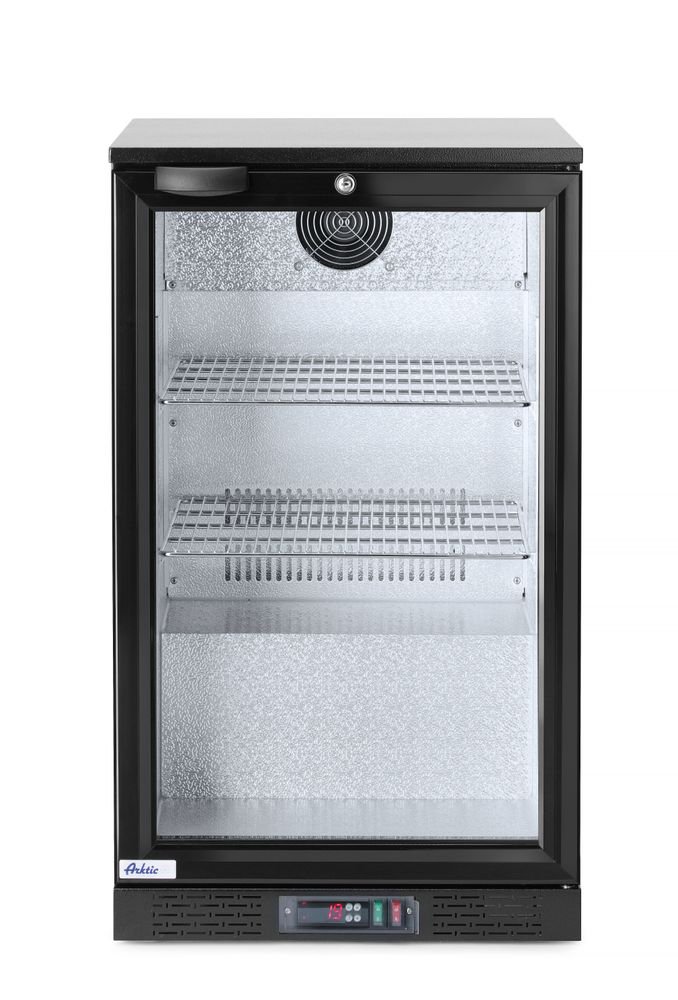 Backbar-Kühlschrank, Arktic, 103L, Schwarz, 220-240V/120W, 500x530x(H)865mm