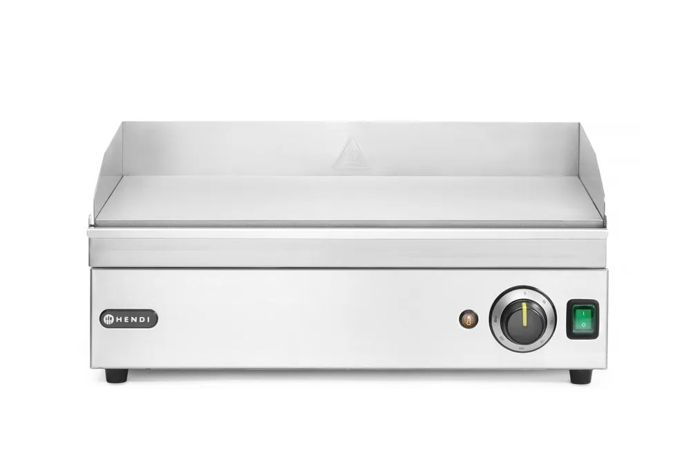 Grillplatte glatt, Kitchen Line, 220-240V/2400W, 527x404x(H)233mm