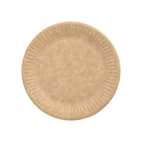 40000 Teller, Pappe "pure" rund Ø 15 cm braun