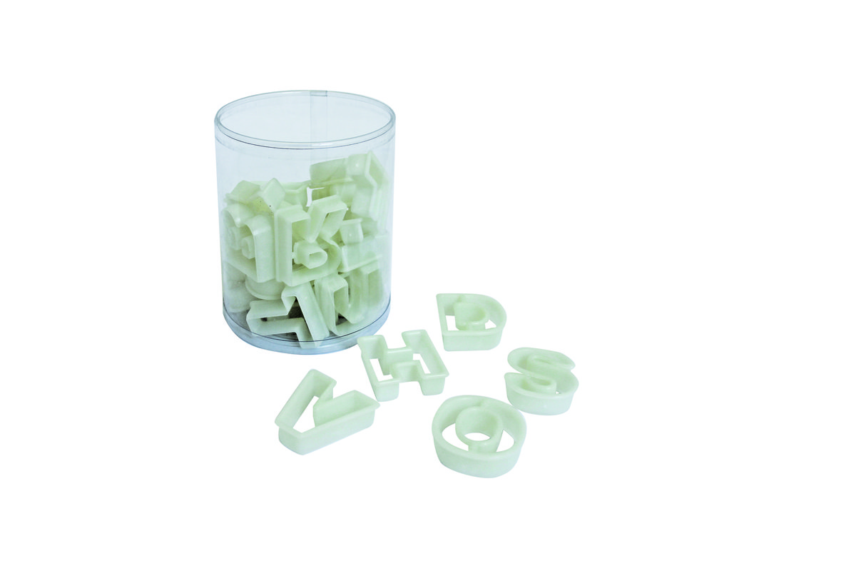 Ausstechersatz Buchstaben