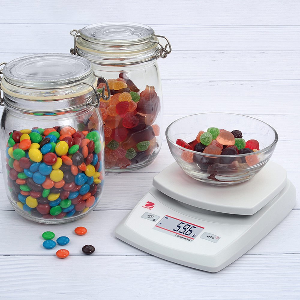 Portable Küchenwaage Kapazität 2 kg, Teilung 1 g, Abmessung 144 x 205 x 41 mm mm (BxTxH) Portable Küchenwaage Kapazität 5,2 kg, Teilung 1 g, Abmessung 144 x 205 x 41 mm mm (BxTxH)