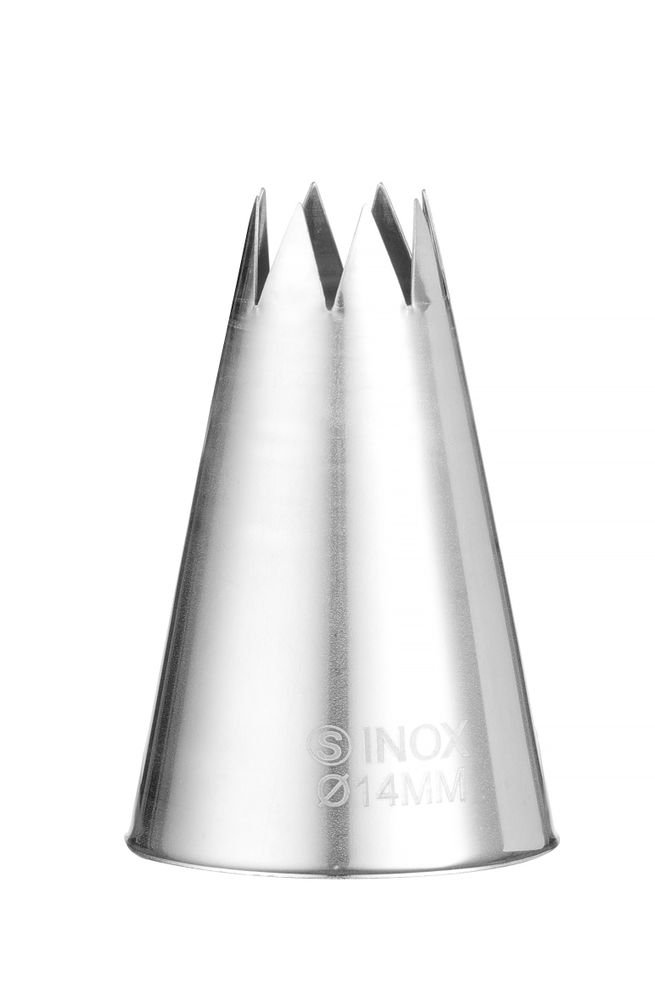 Spritztüllen - Stern, ø6-8-10-12-14-16-18, 7 Stk