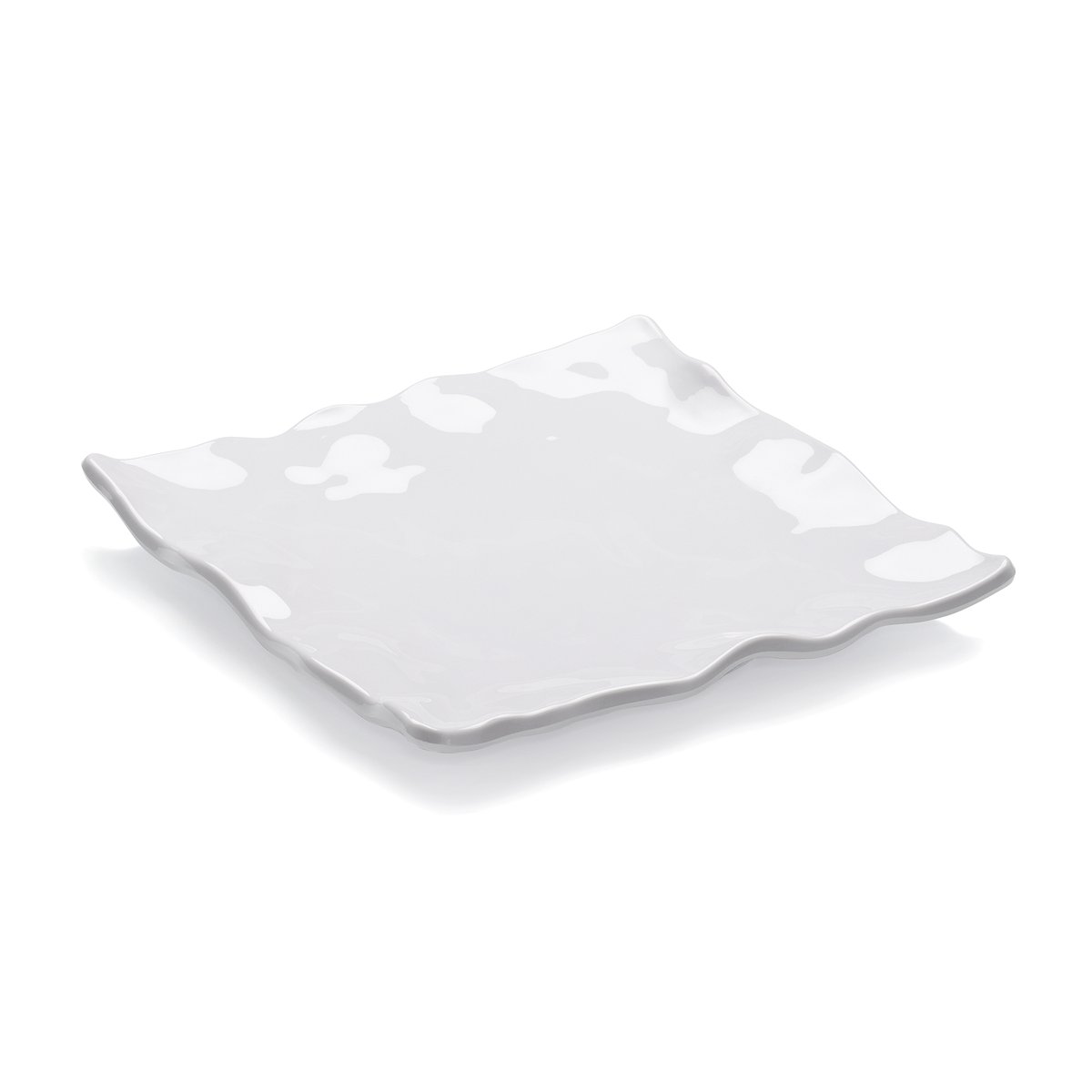 Teller Q Squared Ruffle Square, flach, 27 x 27 cm,