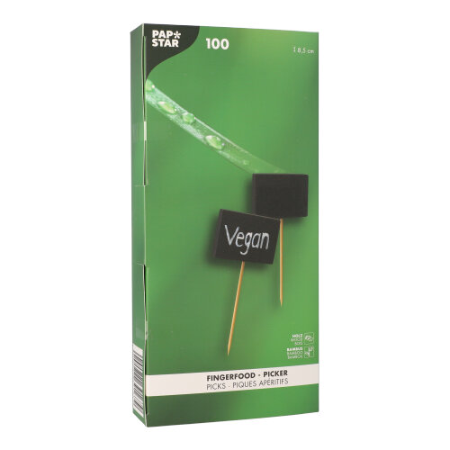 600 Fingerfood - Picker 8,5 cm "Blackboard" 40800 Fingerfood - Picker 8,5 cm "Blackboard"