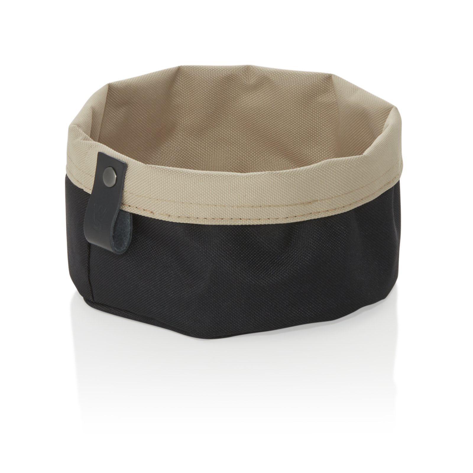 Brottasche FLIP TETRON, Ø 17 cm, Höhe 11 cm, light grey/light khaki, Tetron