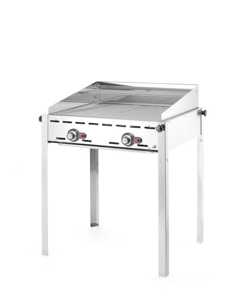 Grillsystem Green Fire mit 2 Brennern, Profi Line, 2 Edelstahl Grillroste GN 1/1, 11,6kW, 740x612x(H)825mm Grillsystem Green Fire mit 2 Brennern, Profi Line, 2 Edelstahl Grillroste GN 1/1, 11,6kW, 740x612x(H)825mm