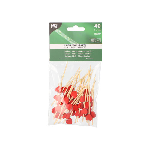 600 Fingerfood - Picker 7 cm "Heart" 48000 Fingerfood - Picker 7 cm "Heart"