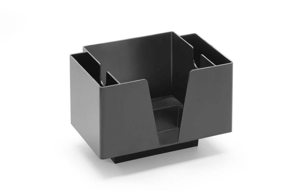 Barcaddy - 3 Fächer, BarUp, Schwarz, 193x143x(H)136mm