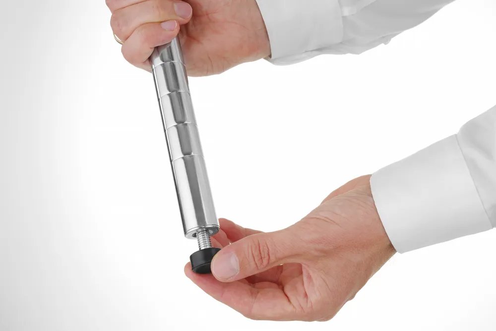 Lagerregal mit 5 Fächern, Chrom, 910x455x(H)1830mm