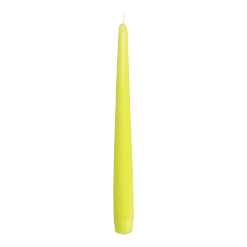 7200 Leuchterkerzen Ø 2,2 cm · 25 cm limonengrün