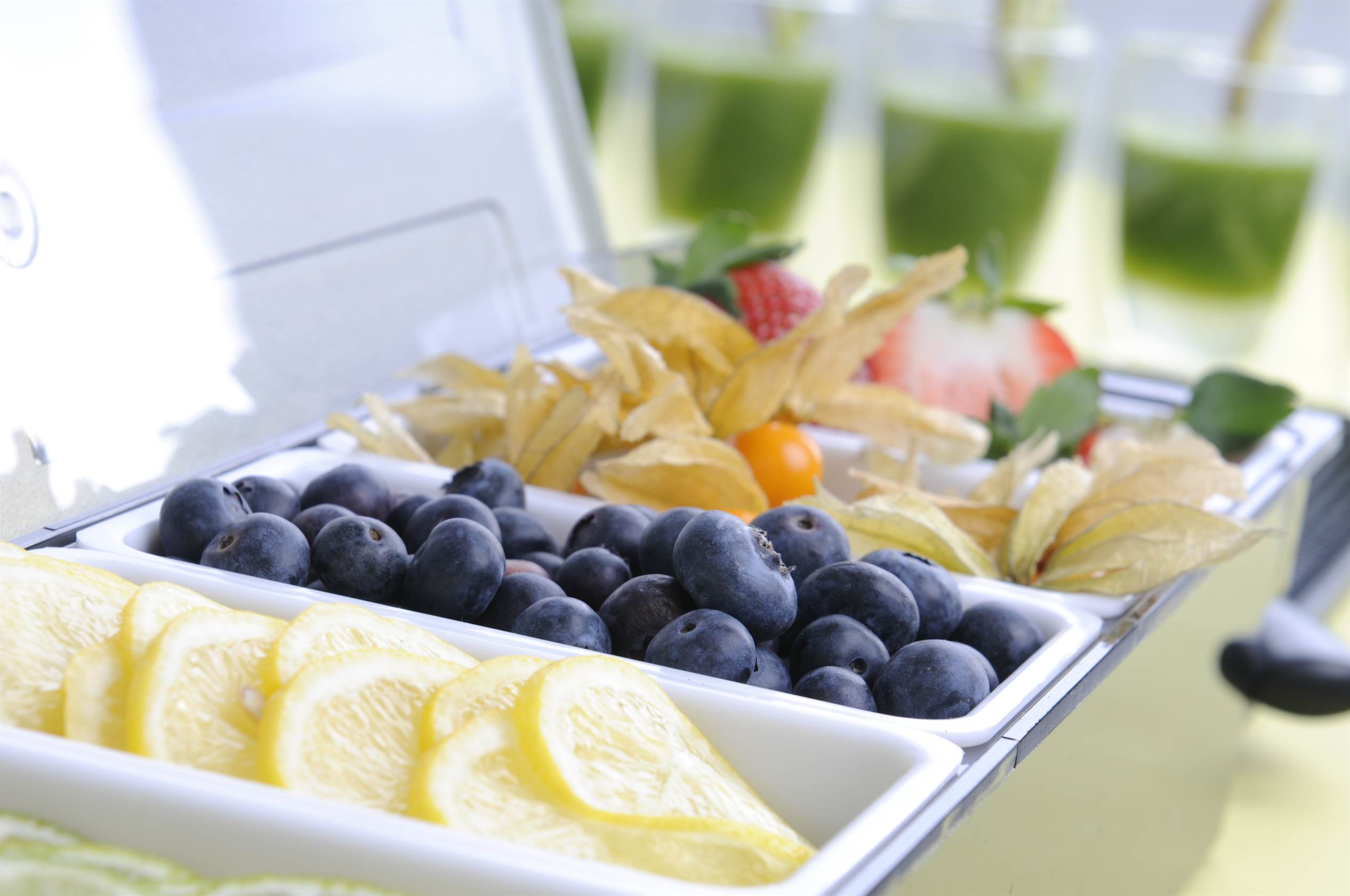 Zutatenbehälter, Abmessung 50 x 16 x 9 cm Zutatenbehälter, Abmessung 50 x 16 x 9 cm