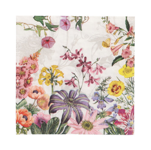 22800 Servietten, 3-lagig 1/4-Falz 33 cm x 33 cm "Jardin"