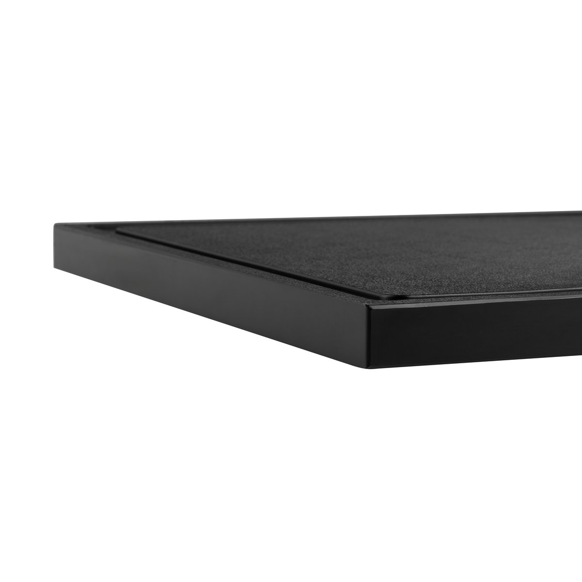 Schneidbrett NOCTURN, mit Saftrille, 50 x 30 x 2 cm, schwarz, Polypropylen Schneidbrett NOCTURN, mit Saftrille, 50 x 30 x 2 cm, schwarz, Polypropylen