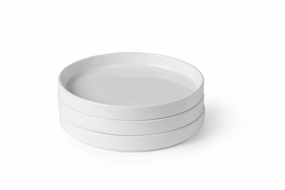 Platte mit hohem Rand Oslo., HENDI, Weiß, ⌀280x(H)28mm