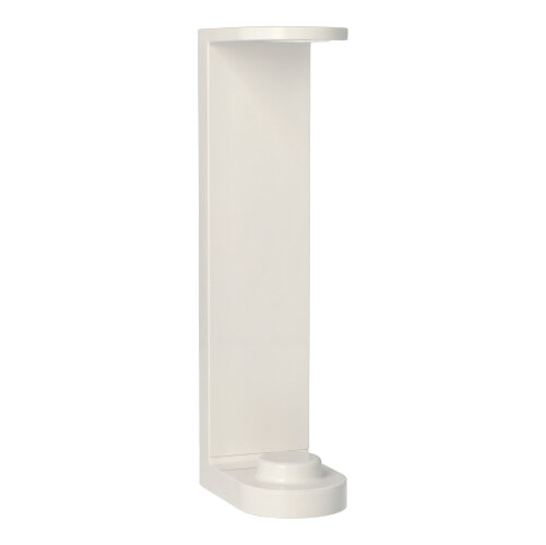 2560 Wandhalter 17,5 cm x 4,2 cm x 6,5 cm weiss für Pumpspender zum Kleben