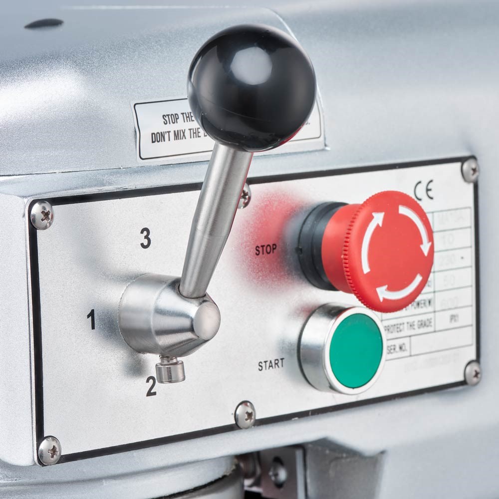 Planetenmixer, 10 Liter, 148 - 480 U/min., 420 x 380 x 750 mm (BxTxH)