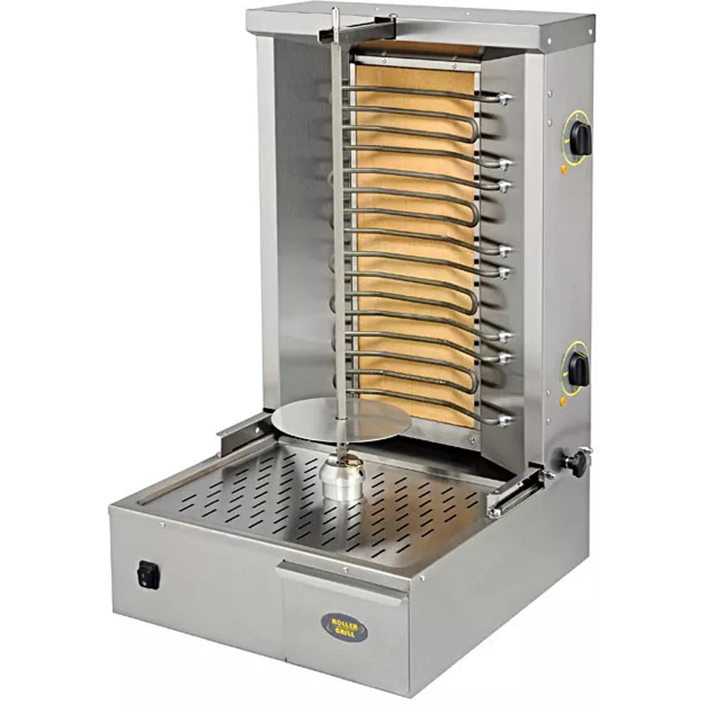 ROLLER GRILL Elektro-Gyrosgrill, Kapazität 25 kg, Abmessung 580 x 660 x 870 mm (BxTxH) ROLLER GRILL Elektro-Gyrosgrill, Kapazität 25 kg, Abmessung 580 x 660 x 870 mm (BxTxH)