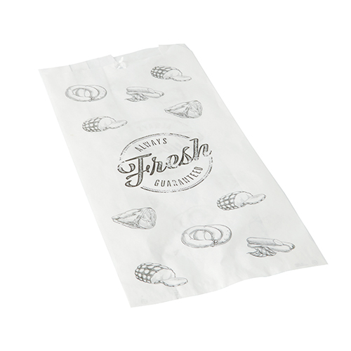 64000 Fleischerbeutel, Kraftpapier, gefädelt 28 cm x 14 cm x 6 cm