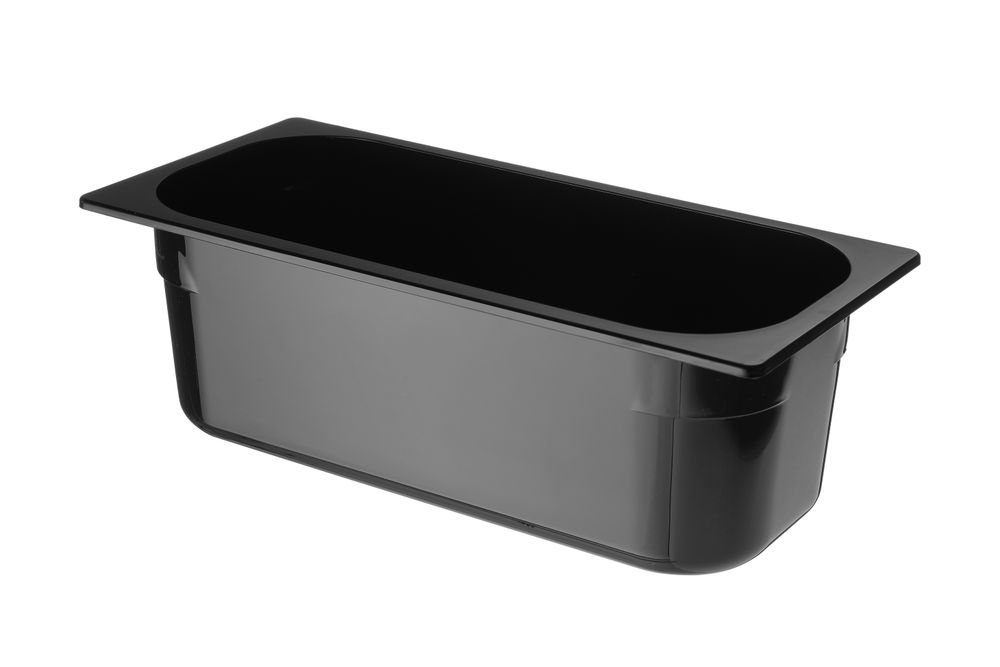 Eiscreme-Behälter Polycarbonat, HENDI, 5L, Schwarz, 360x165x(H)120mm