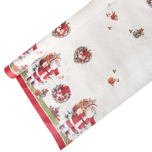 1 Tischdecke, Papier 6 m x 1,2 m "HoHoHo" 216 Tischdecke, Papier 6 m x 1,2 m "HoHoHo"