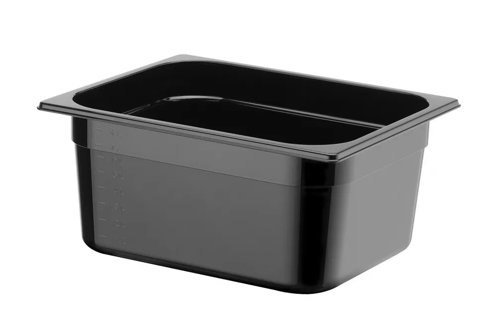 Gastronorm-Behälter 1/2, Profi Line, GN 1/2, 9,5L, Schwarz, 325x265x(H)150mm Gastronorm-Behälter 1/2, Profi Line, GN 1/2, 9,5L, Schwarz, 325x265x(H)150mm