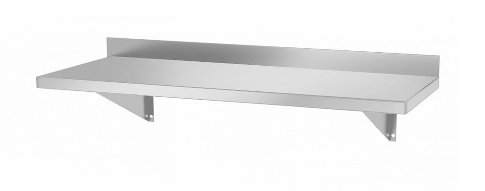 Wandablage, mit 2 Halterungen, HENDI, 800x300x(H)250mm Wandablage, mit 2 Halterungen, HENDI, 800x300x(H)250mm