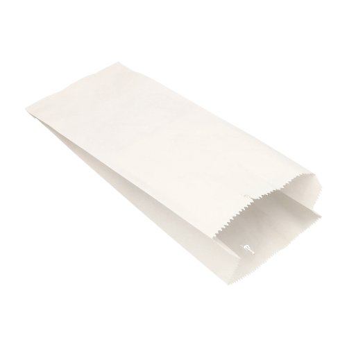 48000 Papierfaltenbeutel, Cellulose, gefädelt 35 cm x 15 cm x 7 cm weiss Füllinhalt 2,5 kg