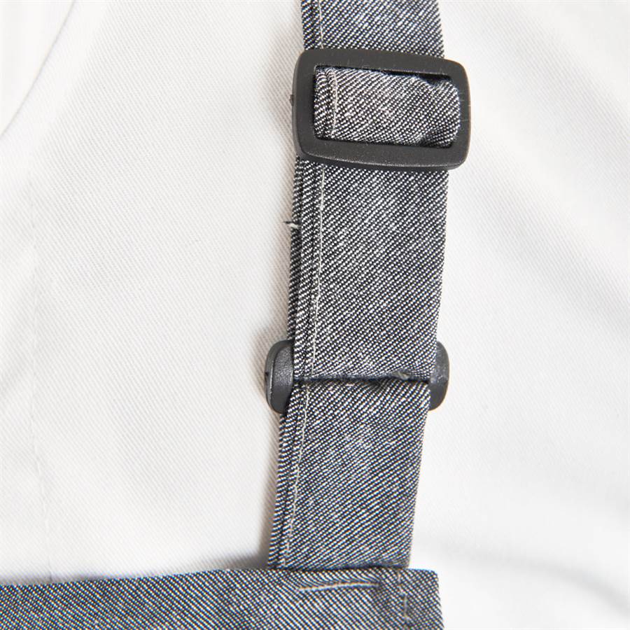 Nino Cucino Latzschürze, grau, L. 92 cm Nino Cucino Latzschürze, Mischgewebe, grau, L. 92 cm