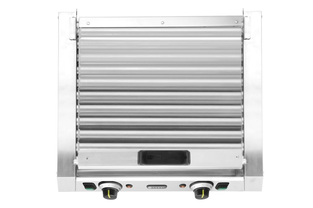 Rollengrill - 2 Zonen mit Energiesparabdeckung, 11 Rollen, 220-240V/980W, 566x527x(H)259mm