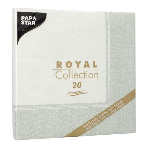 20 Servietten "ROYAL Collection" 1/4-Falz 40 cm x 40 cm jadegrün "Linum" 12000 Servietten "ROYAL Collection" 1/4-Falz 40 cm x 40 cm jadegrün "Linum"
