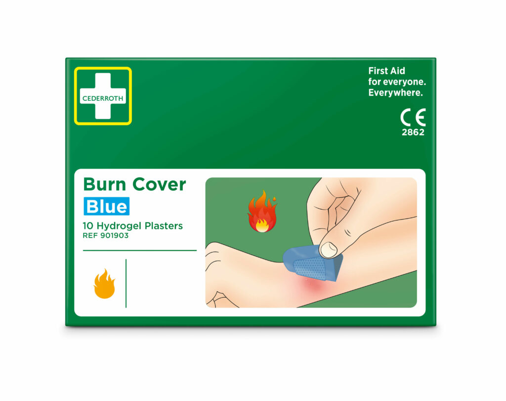 Cederroth Burn Cover, Hydrogelplaster 74 mm x 45 mm