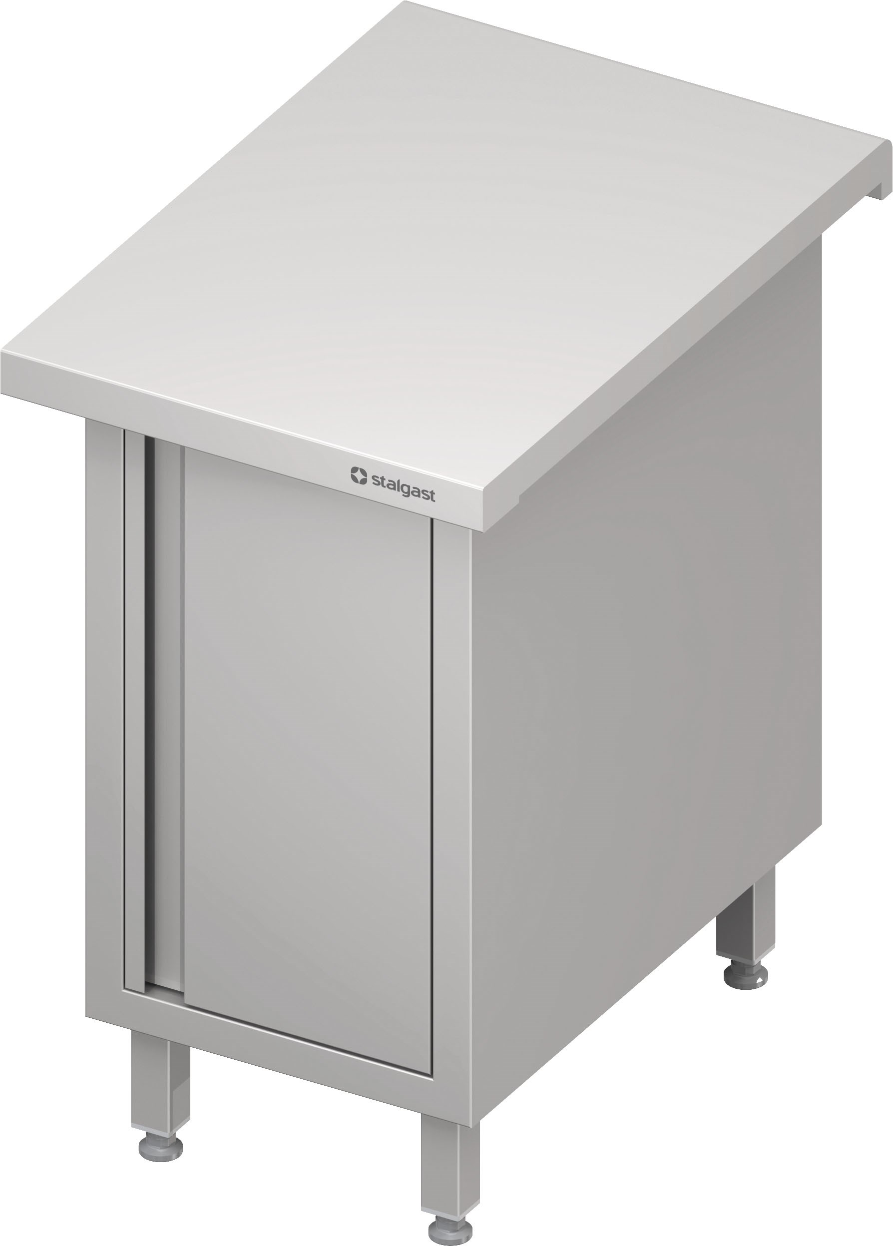 Neutralausgabe "Free Flow" mit Flügeltür 500x750x880 mm, Edelstahldeckplatte Neutralausgabe "Free Flow" mit Flügeltür 600x735x880 mm Granitabdeckung "Standard G1"