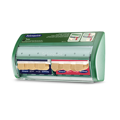 Cederroth Salvequick, Pflasterspender 11,4 cm x 22,6 cm x 5,4 cm grün Cederroth Salvequick, Pflasterspender 11,4 cm x 22,6 cm x 5,4 cm grün