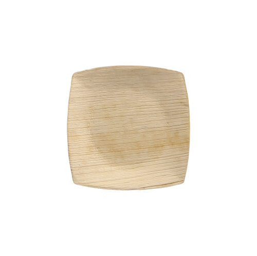 8400 Teller, Palmblatt "pure" 10 cm x 10 cm natur "QUADRATO"