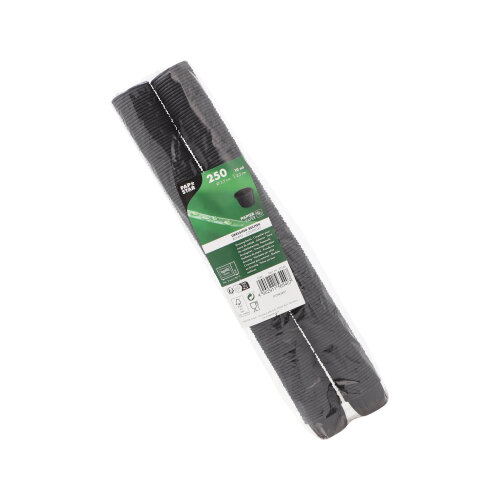 250 Dressingbecher, Papier 10 ml Ø 3,5 cm · 2,2 cm schwarz 180000 Dressingbecher, Papier 10 ml Ø 3,5 cm · 2,2 cm schwarz