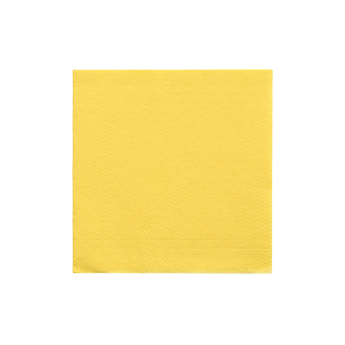 48000 Servietten "DAILY Collection" 1/4-Falz 24 cm x 24 cm gelb