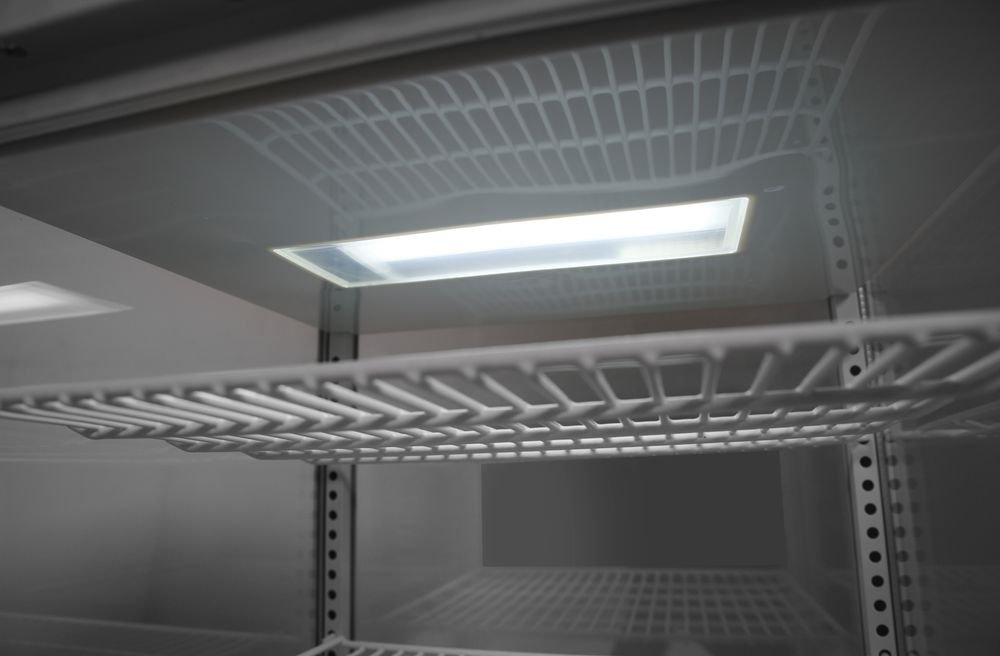 Aufsatz-Kühlvitrine 98 Liter, Arktic, Schwarz, 230V/210W, 444x397x(H)1100mm
