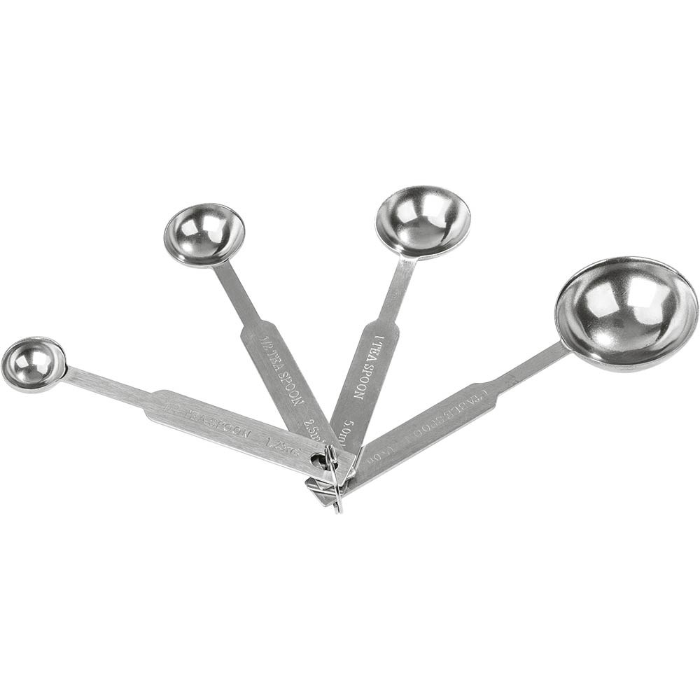 Messlöffelsatz 4-teilig, 0,00125 bis 0,015 Liter Messlöffelsatz 4-teilig, 0,00125 bis 0,015 Liter