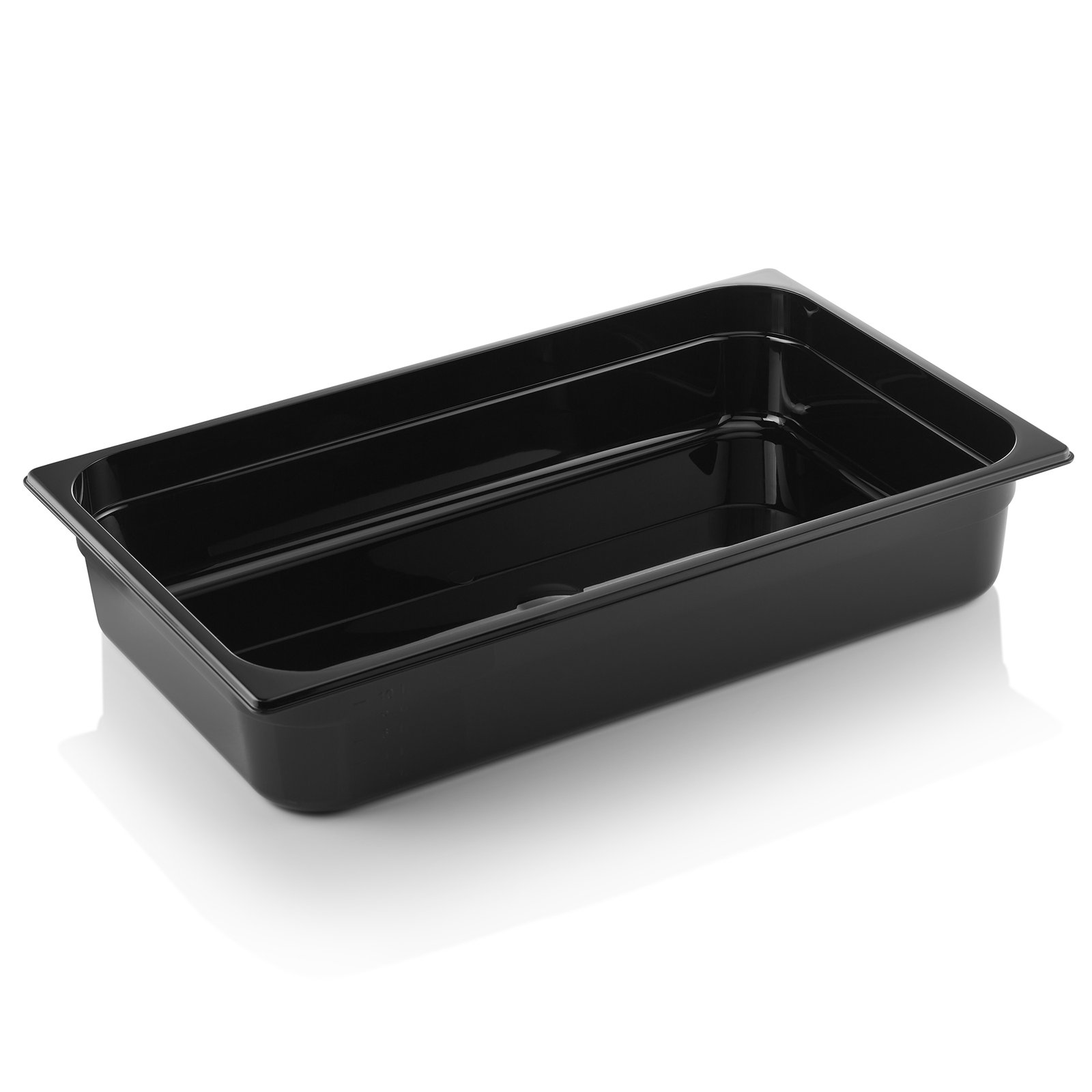 GN Behälter GN 96 BLACK 1/1-100 mm, schwarz, Polycarbonat GN Behälter GN 96 BLACK 1/1-100 mm, schwarz, Polycarbonat